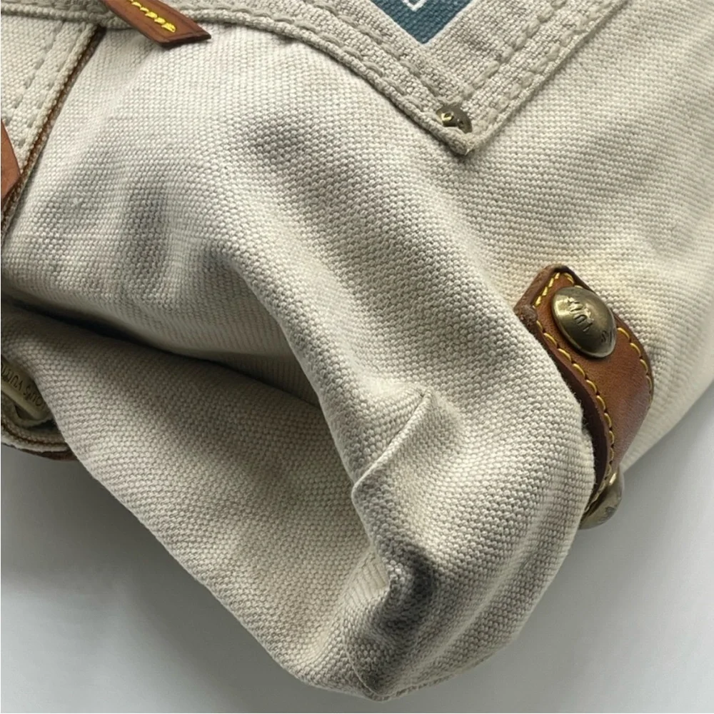 Louis Vuitton Globe Shopper Cruise Tote Bag Canvas Blue - Picture 12 of 16